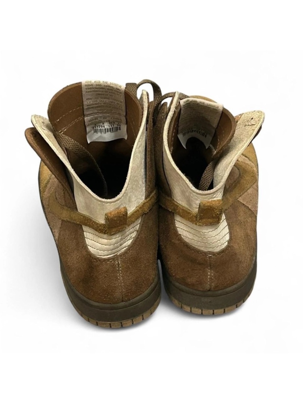 Vintage Nike Dunk High Top NL Considered 2005 Curry Brown Tan Vtg Mens Size 9 - Picture 5 of 8